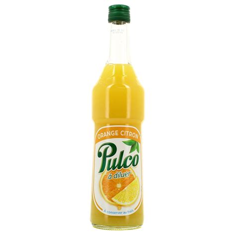 Pourquoi Ne Trouve T On Plus De Pulco Orange Citron PULCO Concentré orange et citron à diluer bteille verre 70cl pas cher -  Auchan.fr